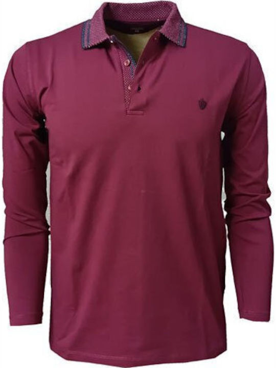 Polo Bluse burgundy