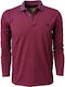 Polo Bluse burgundy