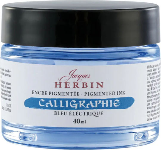 Jacques Herbin Ersatz-Tinte für Füllfederhalter Bleu Electrique 40ml