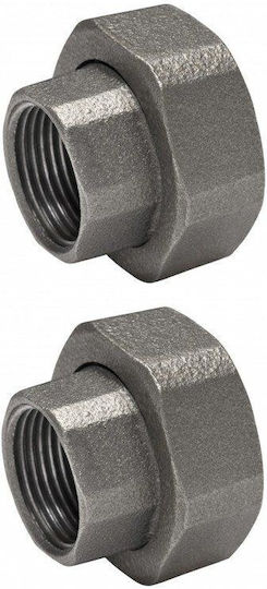 Half Coupling Pump 25 Female Thread In Nut 1 1/2 Inch Female Thread In Pipe Connection 1 Inch Set Consists 2 Half Couplings