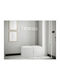 Hartford 384 Entry Furniture with Mirror & Hanger White 84x44x42cm
