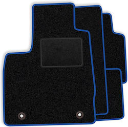 Set Velour Mats Matching Nissan Nv200 Ev 2010-2019 Blue Edging Set Velour Mats Matching Nissan Nv200 Ev 2010-2019 Blue Edging