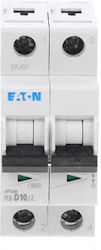 Circuit Breaker 2P D 10A 6kA AC PL6-D10/2 286577