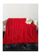 Cotton Market Decke Vlies Übergröße 220x240cm Red