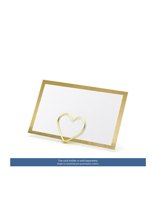 Rama Pentru Carduri De Masă Aurie 9.5x5.5cm 1 Pachet 10 Bucăți