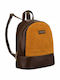 Leather Women's Bag Backpack Brown