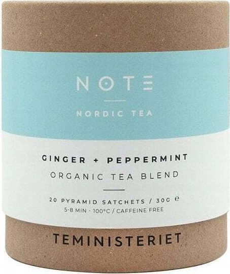 Teministeriet Note Ginger Peppermint Organic Tea 20 Bags