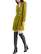 Mini Evening Dress Oil Green