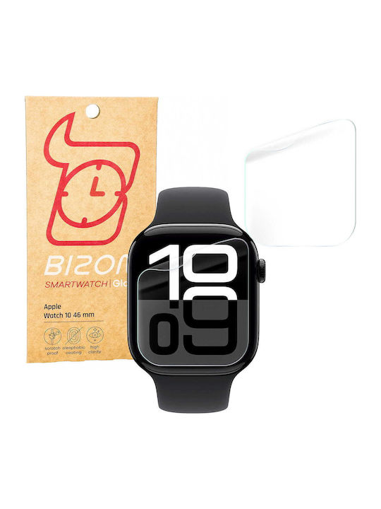 Bizon Glass Watch Protector de Ecran Hidrogel Apple Watch 10 46mm 2 Bucăți