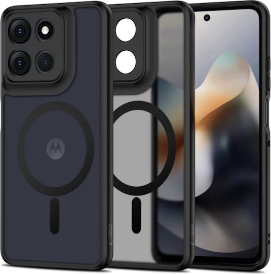 Tech-Protect Magmat Back Cover Silicon / Plastic 2mm Negru (Motorola Moto G56 5G)