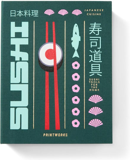 Printworks Sushi Set Inox Green