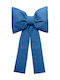 Beauty Home Christmas Figure Bow Blue Length 55cm Premium