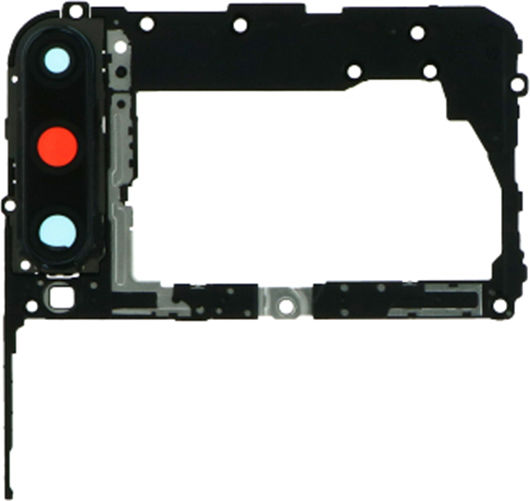 Suport Placă De Bază Rama Lentilă Cameră Huawei P40 Lite E Negru