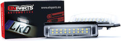 Led License Plate Lights 6000k Cool White 12v Canbus Toyota Lexus Mitsubishi