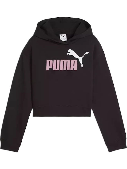 PUMA Kinder-Sweatshirt mit Kapuze Schwarz Ess 2
