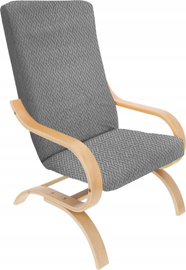 Ubieramy Meble Elastische Abdeckung für Sessel Gray 1Stück