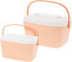 Set of 2 Isothermal Portable Fridges 30 and 15L Pink