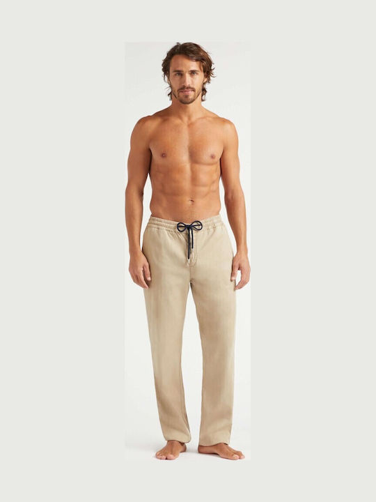 Men's Jeans Pants Beige