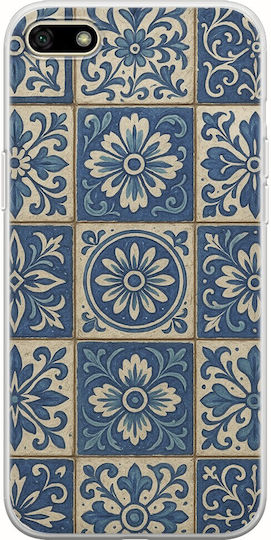 Aegean Mosaic Huawei Y5 2018 Гъвкав TPU Прозрачен Силикон