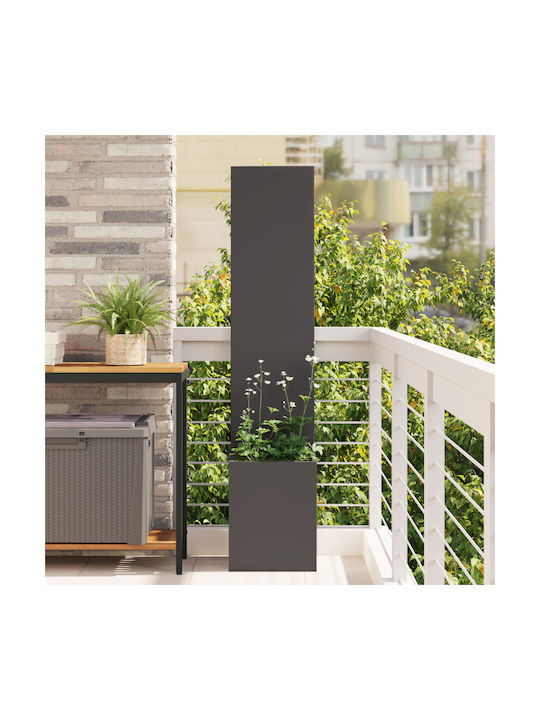 vidaXL Topf Metallisch Black 32x140cm.