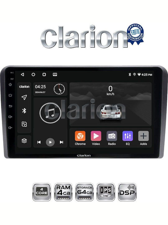 Clarion Auto-Audiosystem für Ford Transit / Tourneo 2018 (Bluetooth/USB/WiFi/GPS/Apple-Carplay/Android-Auto)