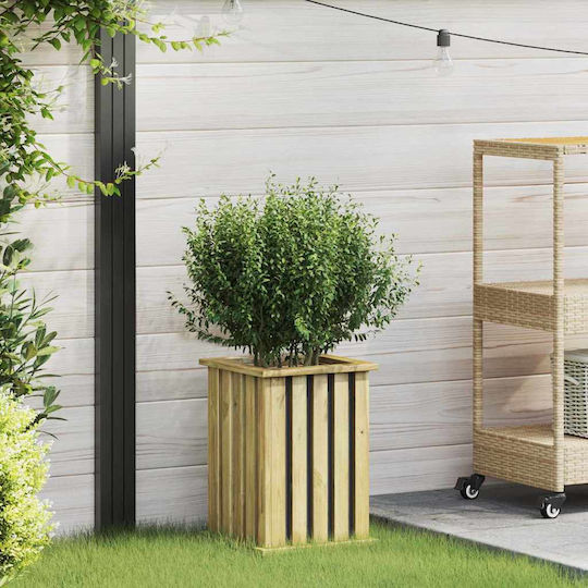 vidaXL Pot Wooden 33x33x45cm.