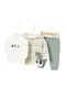Kids Sweatpants Set Ecru 3pcs