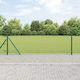vidaXL Wire Fencing Galvanized Set Silver 0.6x25m