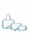 Set Three Waterproof Cosmetic Bags Lumarko