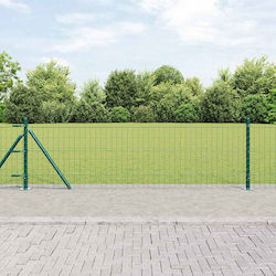 vidaXL Wire Fencing Galvanized Green 0.6x50m