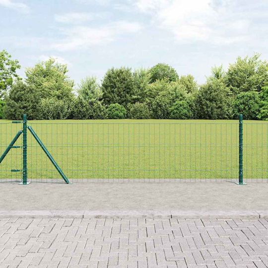 vidaXL Plasă de sârmă Galvanizat Verde 0.6x50m