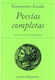 Poesias Completas Kavafis