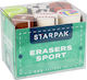 Radiergummis 6 Stück Sport