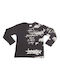 Kids Long-Sleeved Black Top
