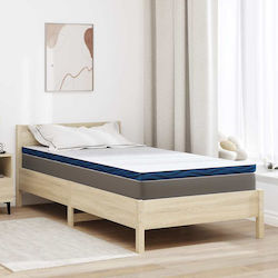 vidaXL 4106255 Topper Saltele Single Spumă De Memorie 90x190x6cm