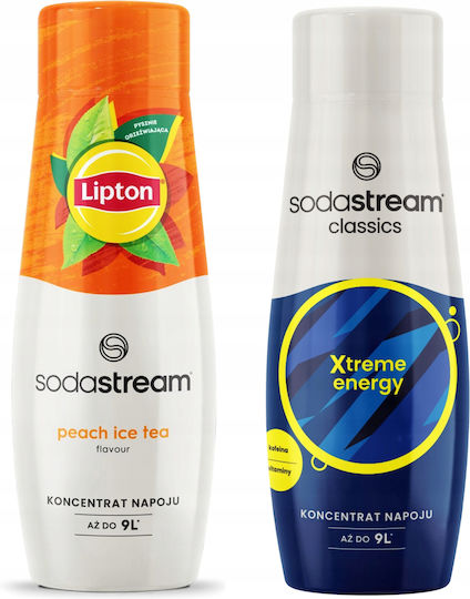 Sodastream Ice Tea Ροδάκινο με Ανθρακικό σε Κουτί 2x440ml
