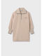 Kinderkleid Mädchenkleider Langärmelig Beige