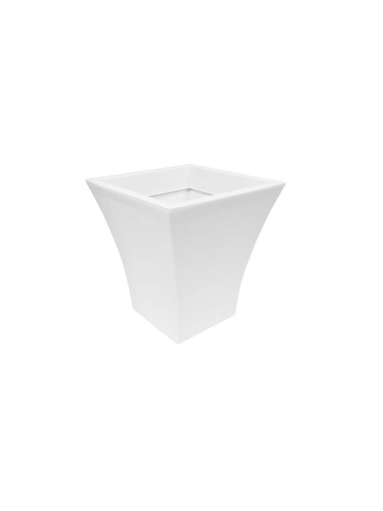 Atmosphera City White Flower Pot 40x40x45cm
