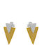 Bizoutaki Earrings made of Silver Gold Plated