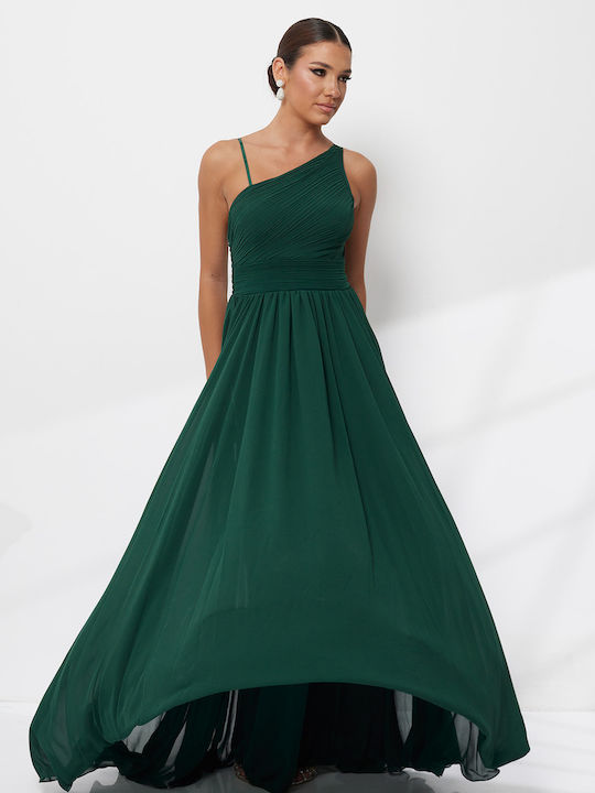 Maxi Dress for Wedding / Baptism Green