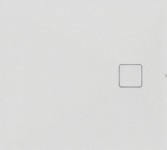 Ideal Standard Rectangular Ceramic Shower White Ultra Flat 100x80x3.5cm