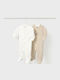 Mayoral Baby Bodysuit Set Long-Sleeved Soy 2pcs