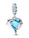 Pandora Charm Animal Din Argint Albastru