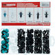 Clips Fasteners Dedicated Mitsubishi Set 110 Stück