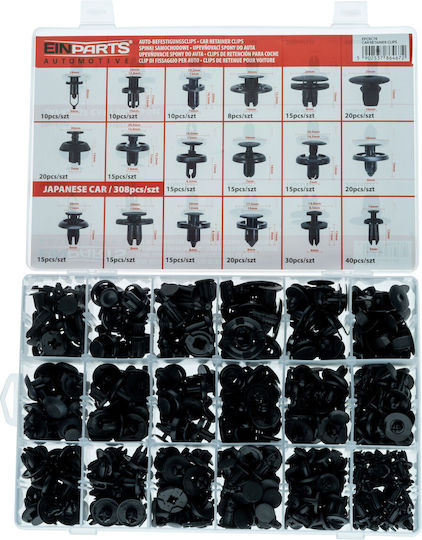 Pins Clips Dedicated Japanese Cars Set 308 Pcs