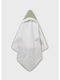Mayoral Hooded Baby Bath Towel Green