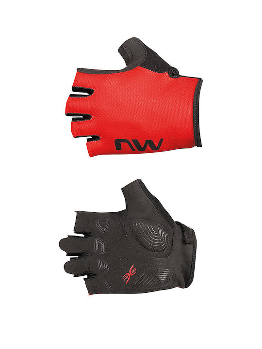 Northwave Active Κοντά Γάντια Ποδηλασίας Κόκκινα