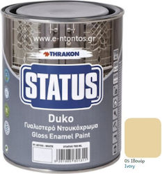Thrakon Βερνικόχρωμα Status Duko 0.18lt Ιβουάρ Γυαλιστερό