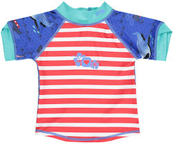 Close Parent Kids Swimwear Rashguard Red