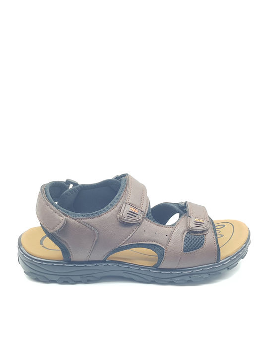 Herrensandalen in Braun Farbe